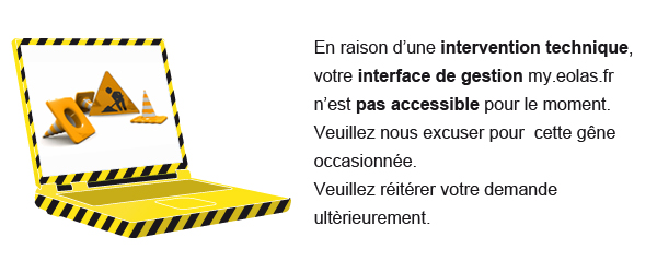 Intervention en cours